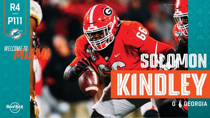 Dolphins Draft Georgia Guard Solomon Kindley - Elite Loyalty Sports